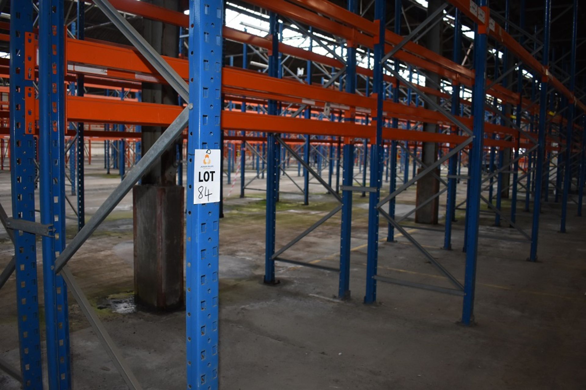 13 X BAYS OF 3 MTR HIGH BOLTLESS PALLET RACKING CONSISTING OF 52 BEAMS 14 X FRAMES