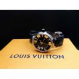 Louis Vuitton Tambour Black Analogue & Digital Edition 41.5MM, Ref Q118F