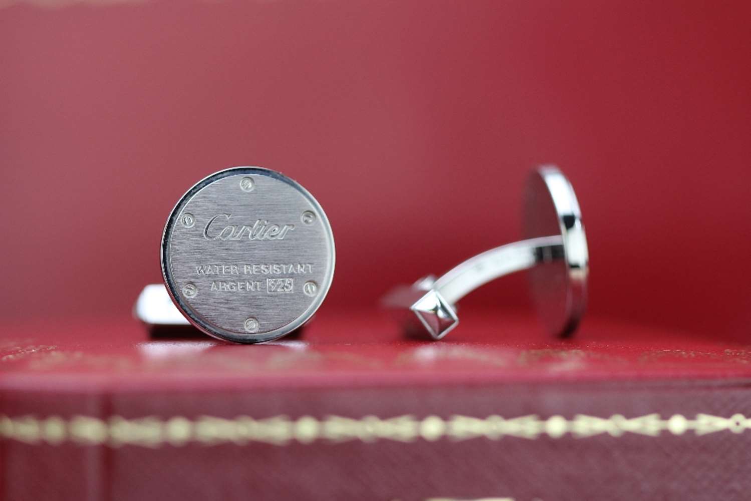 Cartier Cufflinks .925 Sterling Silver. - Image 2 of 5