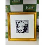 Andy Warhol 1987 Marilyn Monroe Lithograph Plate Signed.