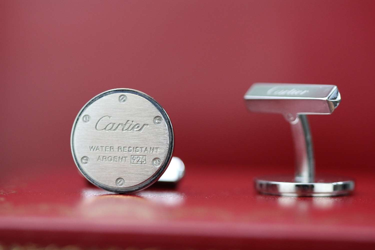 Cartier Cufflinks .925 Sterling Silver. - Image 4 of 5