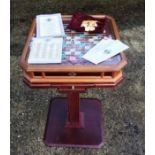 Franklin Mint 24 Carat Gold Scrabble Set + Protective Case/Stand