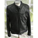 Belstaff Black Racer Jacket 44, Inch -New Example