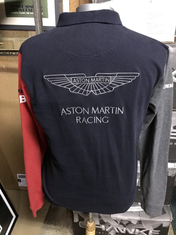 Hackett Aston Martin Racing Long Sleeve Polo - Image 2 of 4