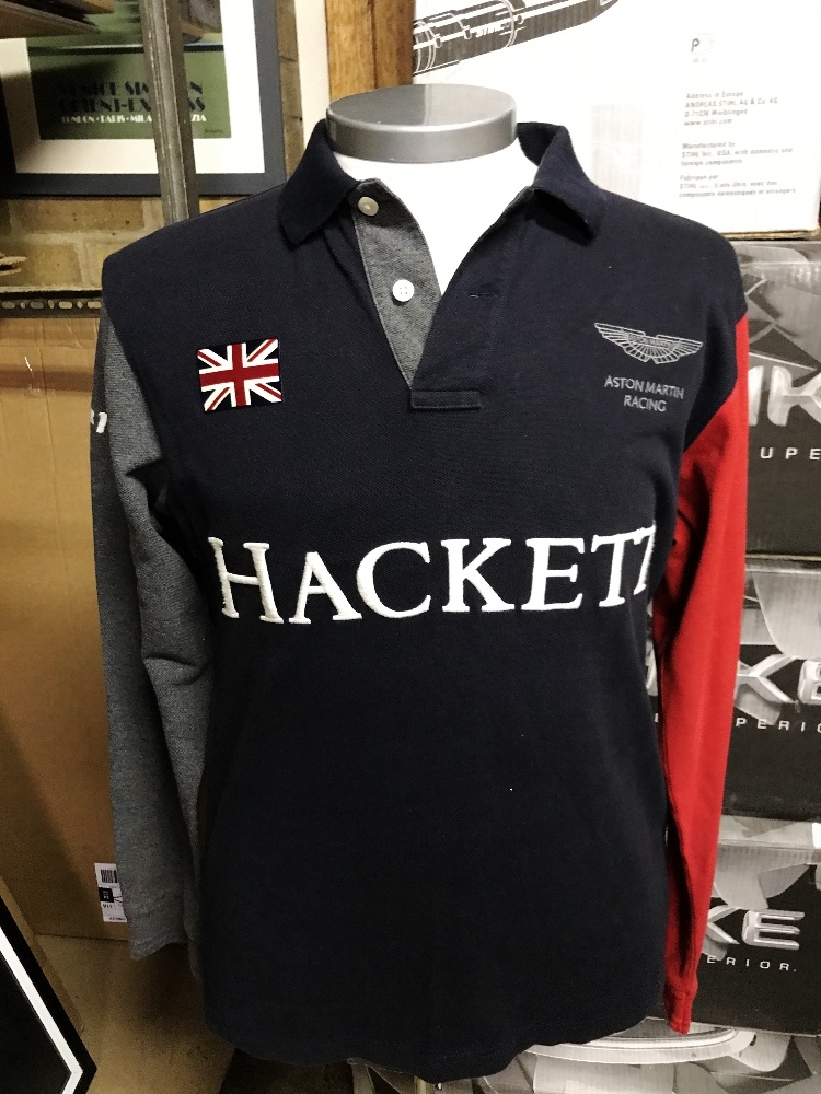 Hackett Aston Martin Racing Long Sleeve Polo