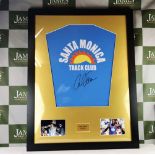 Carl Lewis USA Trackstar Signed "Santa Monica" Shirt