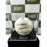 Liverpool FC Signed Football - Circa 1981/82 Season / 14 signatures