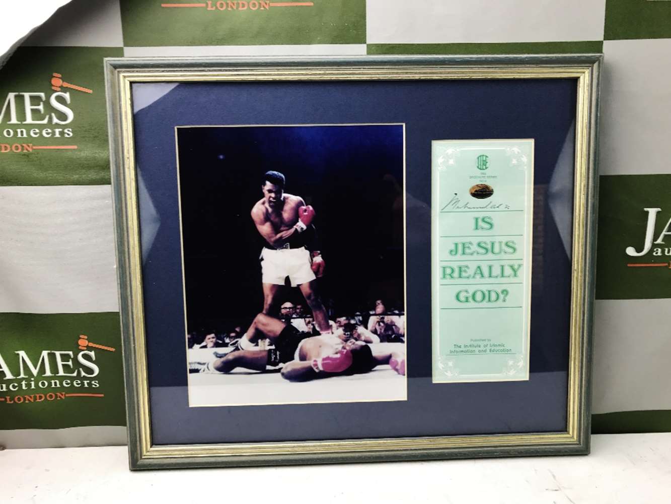 Muhammad Ali Signed " Is God Really Real?" Picture Montage - Image 4 of 4