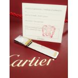 Cartier Gold Plated & Silver Must De Cartier Edition Money Clip