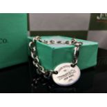 Tiffany & Co "Return To Sender" Bracelet .925 Silver