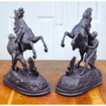 Vintage Pair Marly Horses