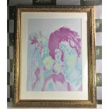Paul McCartney of the Beatles By Richard Avedon, Vintage Print , Ornate Framed