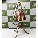 Vintage WMF Brass Kettle & Stand, Burner etc