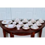 30 piece Vintage Foley Bone China Meadowsweet Pattern Coffee and Tea Set