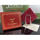 Cartier Key Ring/ Key Holder Unused Example, Original Packaging