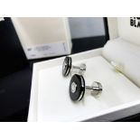 Montblanc Pair of New Ex Display New Edition Contemporary Cufflinks