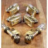 Railwayana Brass Carriage Wall Lights GWR