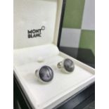 Montblanc Pair of New Ex Display New Edition Contemporary Cufflinks