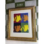 Andy Warhol "Beatles" Lithographic Ltd Edition Numbered #128/300