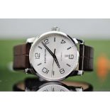 Montblanc Timewalker, Automatic, Brown Alligator Strap, Serviced By MB