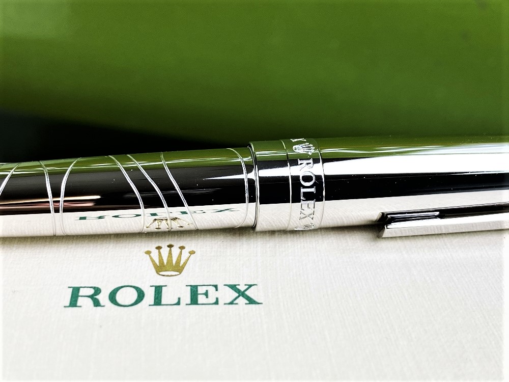 Rolex Official Merchandise Silver Wave Pen