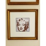 Andy Warhol 1987 Marilyn Monroe Lithograph Plate Signed.