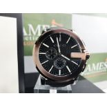 Gucci G Chrono YA101202 Rose Gold Chronograph Watch- New Example