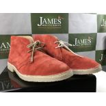 Pair Of New Desert Sand Suede Boots Size 9