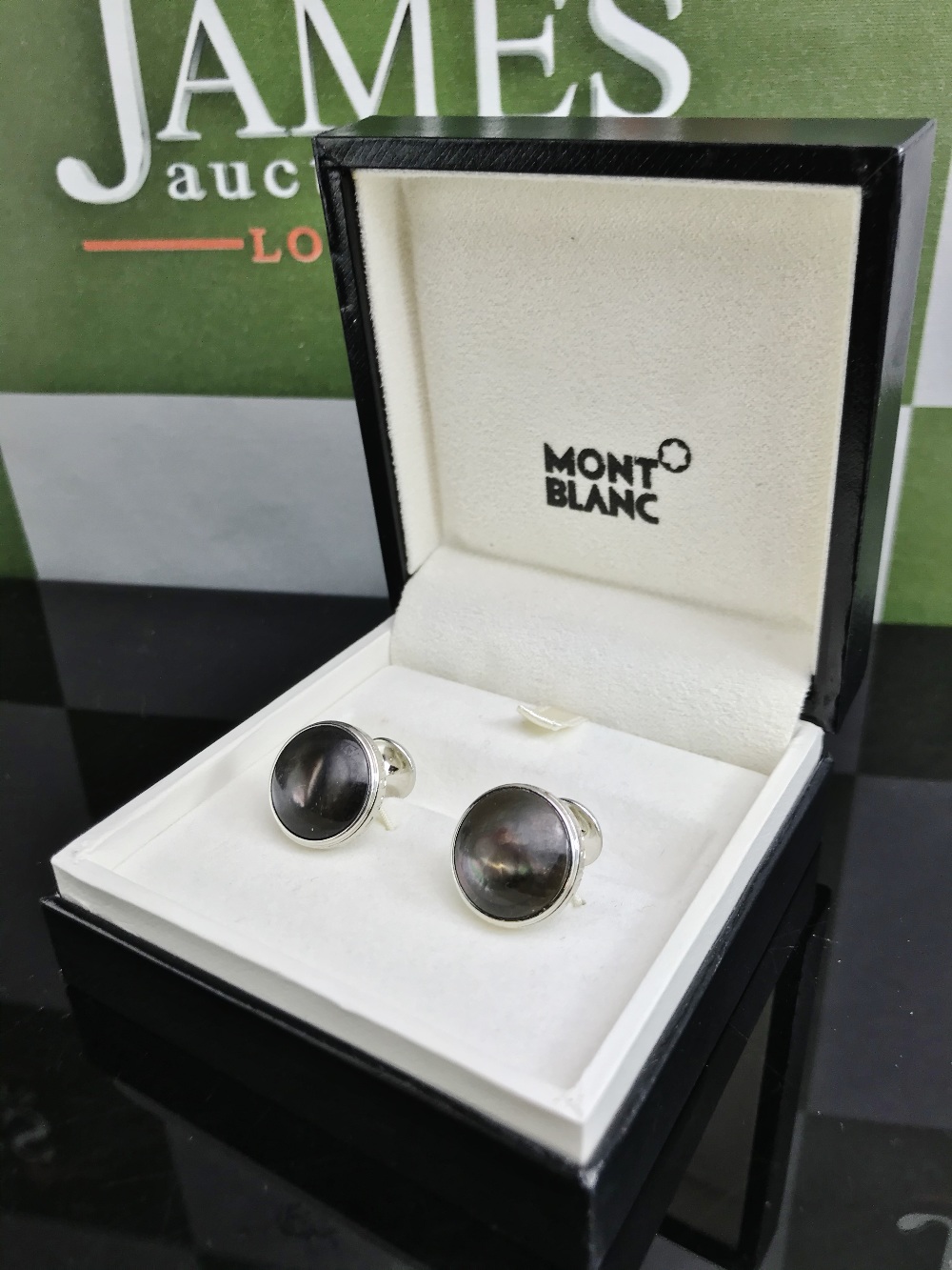 Montblanc Pair of New Ex Display New Edition Contemporary Cufflinks - Image 4 of 4