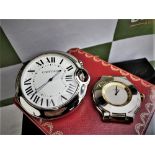 Cartier HUGE Ballon Bleu Desk/Travel Clock