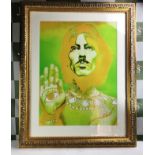 George Harrison of the Beatles By Richard Avedon, Vintage Print , Ornate Framed