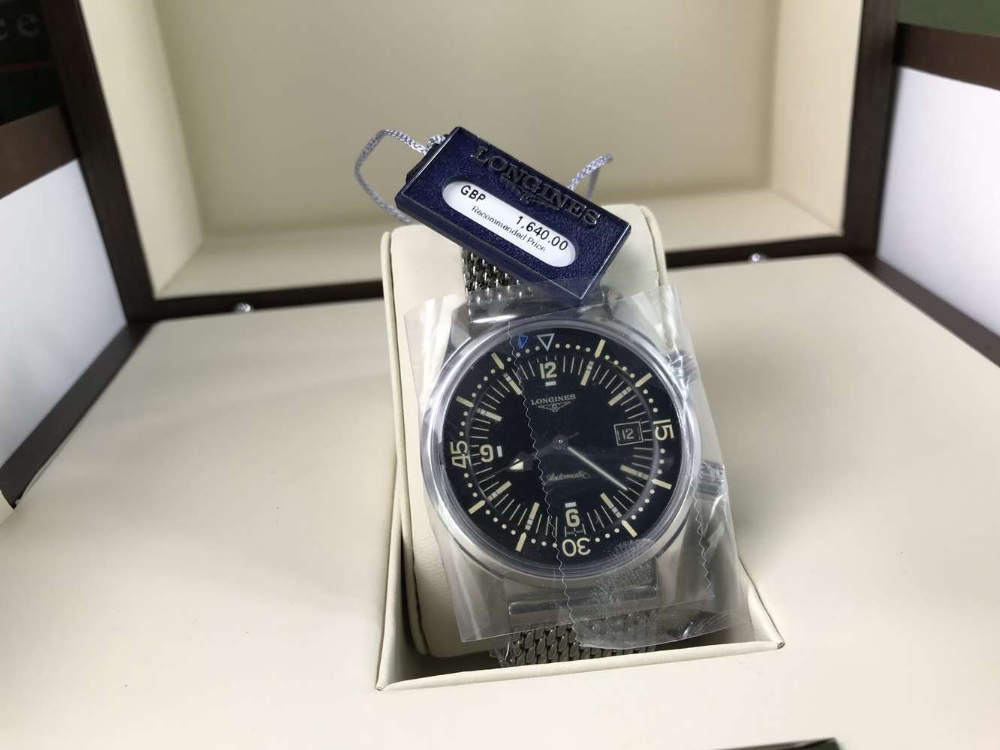 Longines Legend Diver Date Watch, Automatic. New example - Image 3 of 11