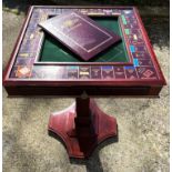 Franklin Mint 24 Gold Plated Monopoly Table & Stand