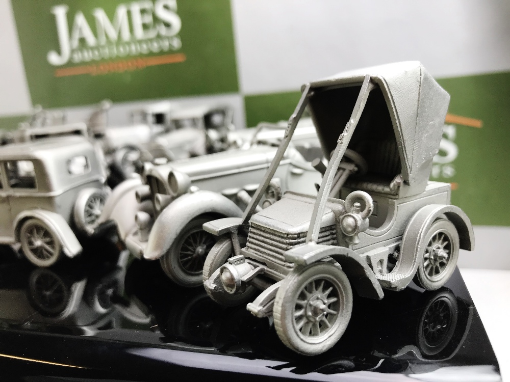 Danbury Mint Pewter Cast Collection Of Historical Classic cars - Image 3 of 5