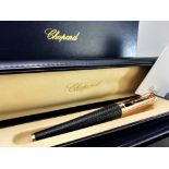 Chopard Classic Racing Rose Gold Rollerball Pen -Rubber Tyre Grip 95013-0176