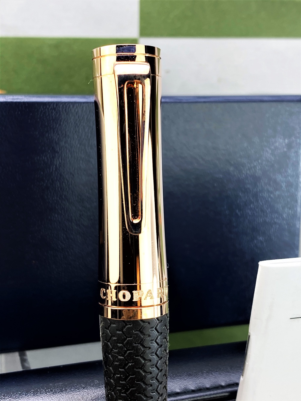 Chopard Classic Racing Rose Gold Rollerball Pen -Rubber Tyre Grip 95013-0176 - Image 3 of 9