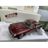 Danbury Mint 1.24 Scale Aston Martin DB5 1964 Dubonnet Red Boxed