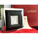 Cartier Art Deco Cabachon Desk Clock