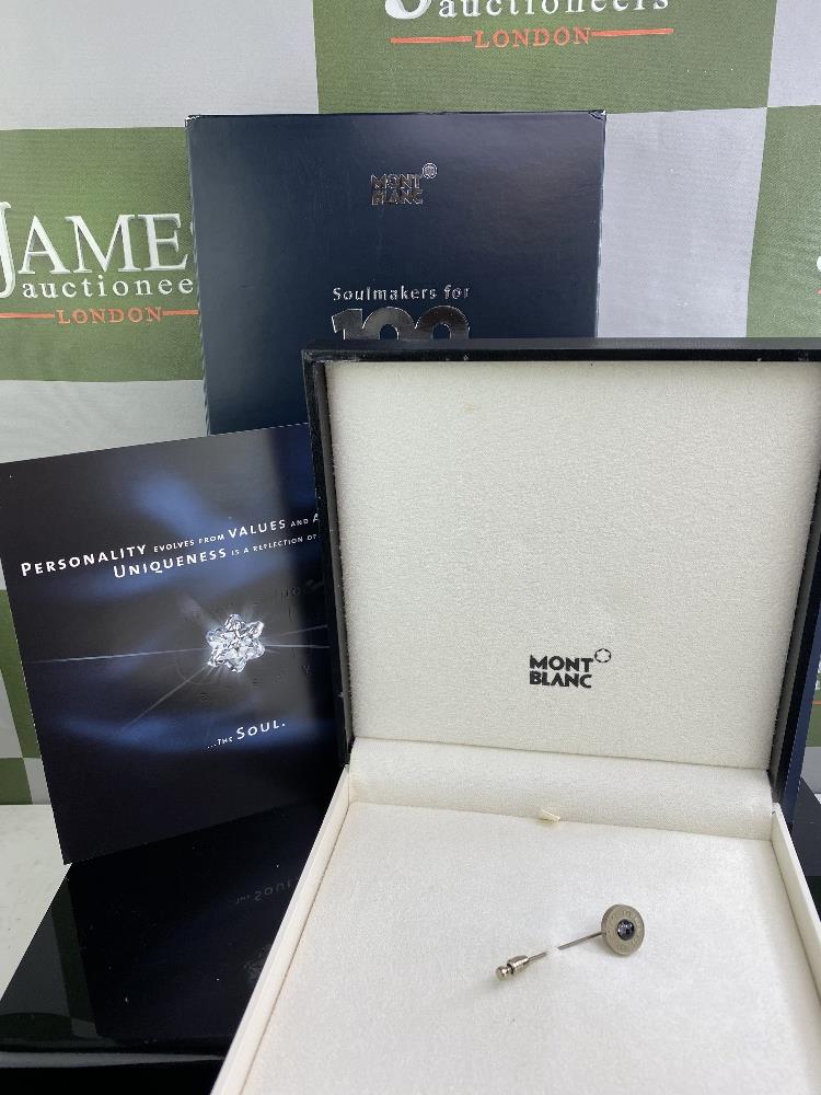 Montblanc Centennary 100 Year Diamond Set Lapel Pin