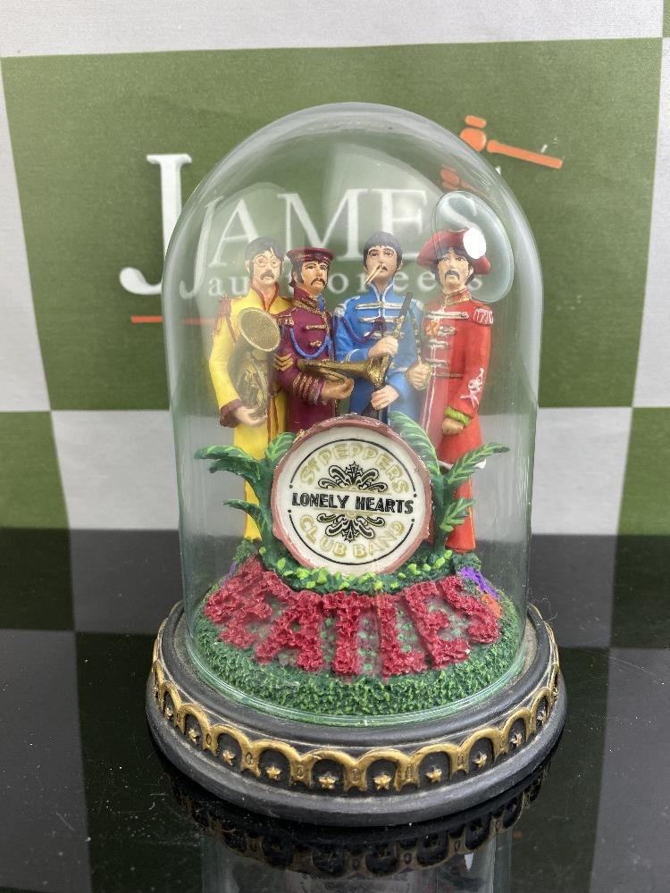 The Beatles "Lonely Hearts" Figurine & Glass Dome- Franklin Mint - Image 3 of 4