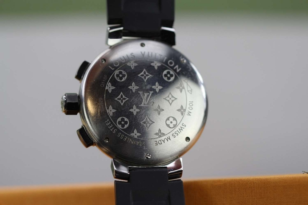 Louis Vuitton Tambour Black Analogue & Digital Edition 41.5MM, Ref Q118F - Image 2 of 5