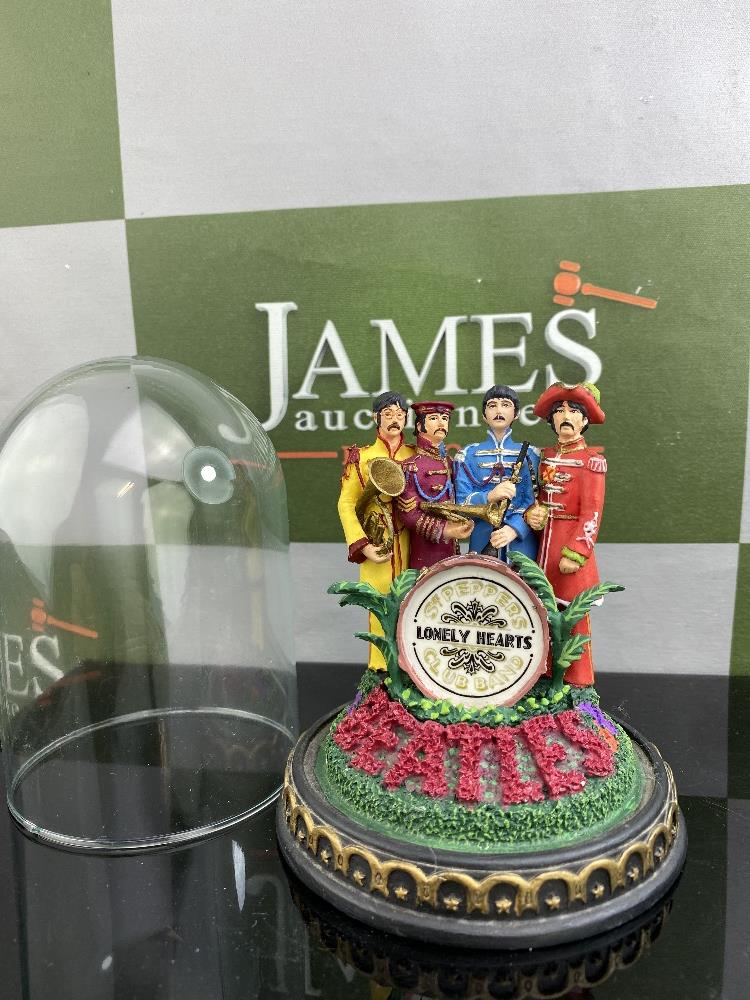 The Beatles "Lonely Hearts" Figurine & Glass Dome- Franklin Mint - Image 2 of 4