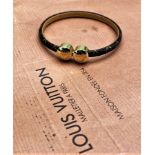 Louis Vuitton Historic Mini Monogram/Gold Plated Bracelet