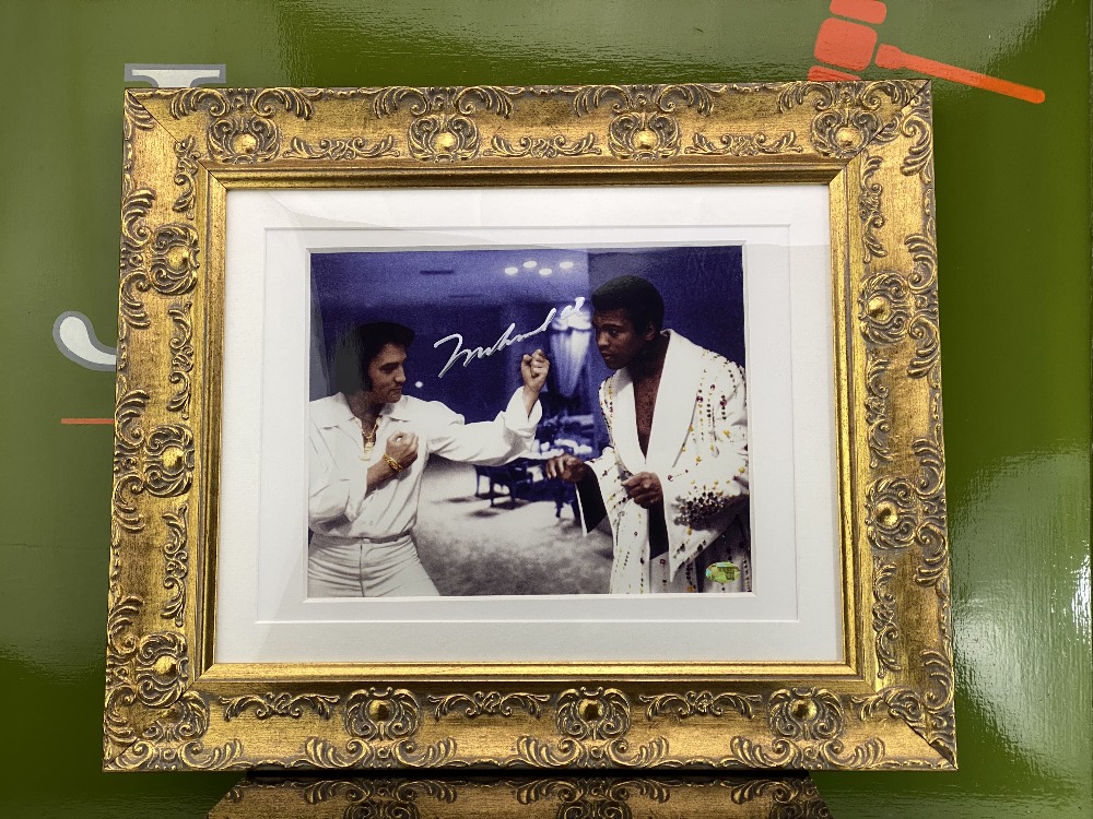 Muhammad Ali Signed Meeting With Elvis Presley -Las Vegas 1973