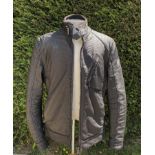 Belstaff Malenotti Era H Racer Glen Duff Polyurethane Bomber Jacket Large IT 50