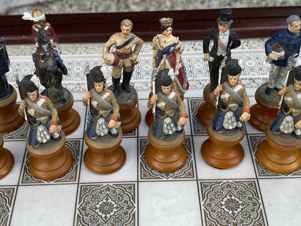 Raj Chess Set By Franklin Mint-Extremely Rare Set With Original Stand - Image 8 of 11