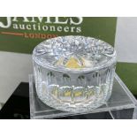 Vintage Mid Century Heavy Crystal Cut Classical Collection Paperweight