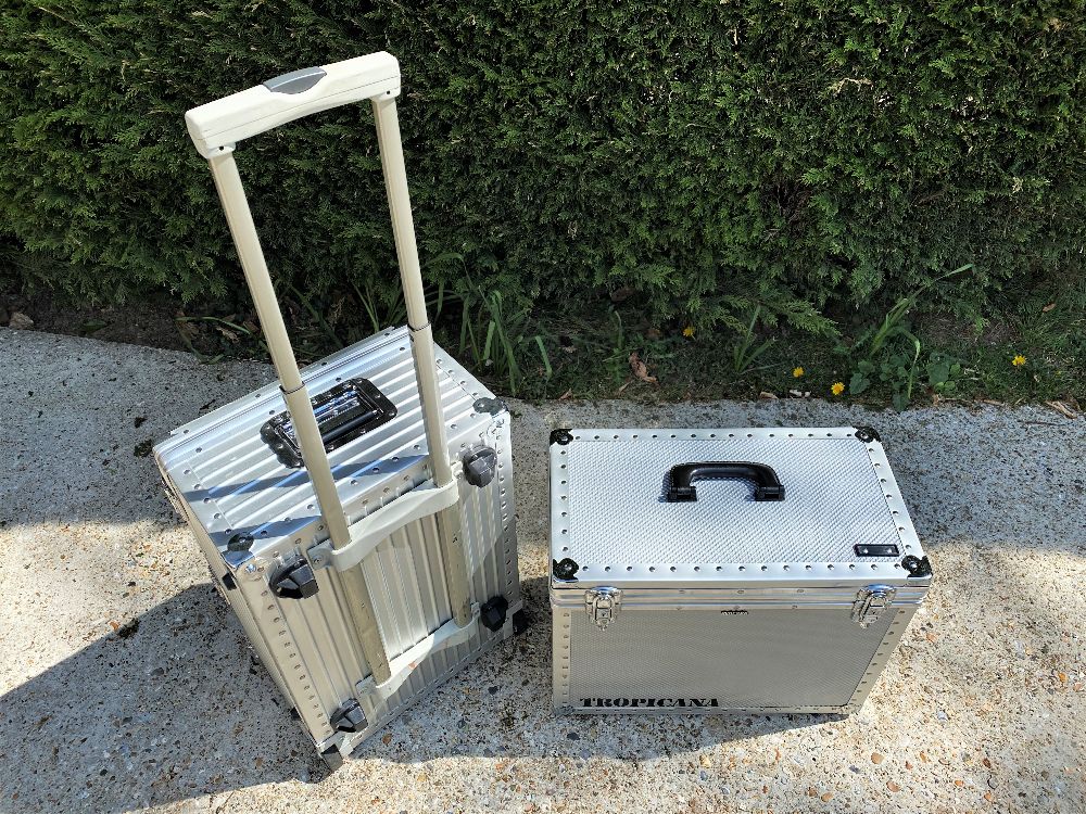 Rimowa Tropicana Aluminium 2-Wheel Trolley Case & Hand luggage Matching Case - Image 4 of 8