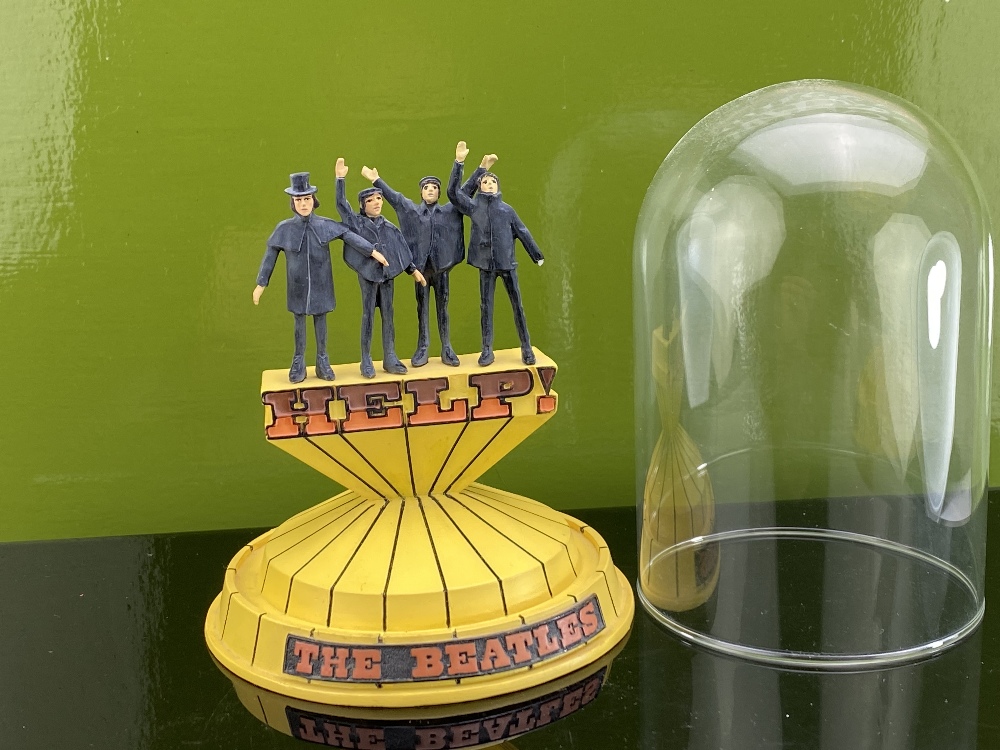 The Beatles "HELP" Franklin Mint Diarama & Glass Dome 1996 Ltd Original Edition.