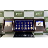 Danbury Mint-"The Longest Reigning Monarch Coin Collection" Cased